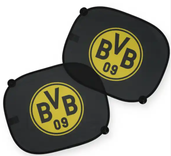 Borussia Dortmund - Sonnenblende 2er Set schwarz